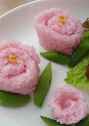 母の日にバラのご飯-レシピのメイン写真