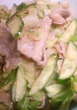 豚肉とキャベツの中華和え-レシピのメイン写真