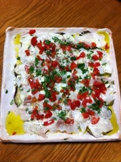 ナスと鯛のカルパッチョ-レシピのメイン写真