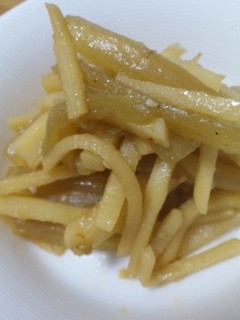 箸が止まらない☆タケノコと蕗のキンピラ☆-レシピのメイン写真