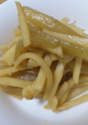 箸が止まらない☆タケノコと蕗のキンピラ☆-レシピのメイン写真