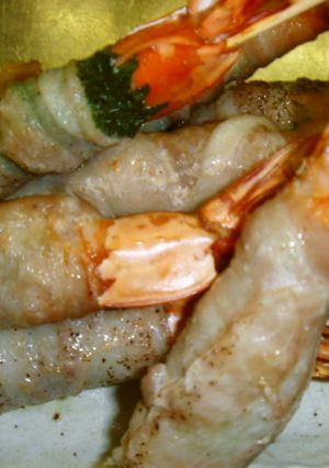 BBQ・お弁当・おかずにえびの豚しそ巻き-レシピのメイン写真
