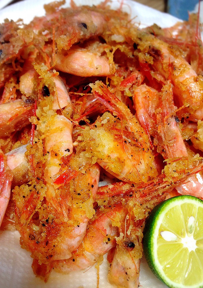 * はねないよ！甘エビの唐揚げ *-レシピのメイン写真