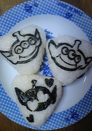 エイリアンおにぎり♪キャラ弁にも♪-レシピのメイン写真