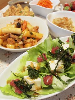 韓国風豆腐サラダ-レシピのメイン写真
