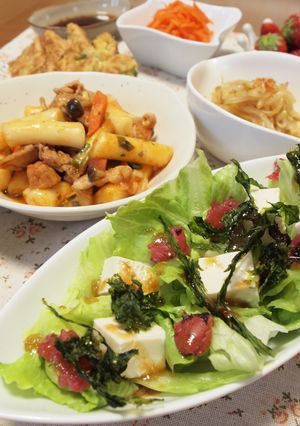 韓国風豆腐サラダ-レシピのメイン写真