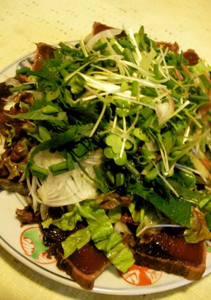 香味野菜たっぷり鰹のたたき-レシピのメイン写真