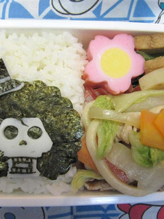 キャラ弁 ワンピース ブルック-レシピのメイン写真