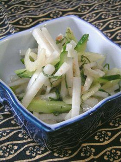 梅風味、だいこんさらだ-レシピのメイン写真