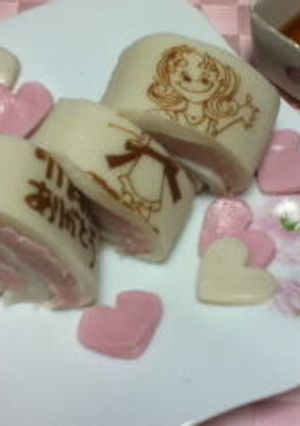 母の日に絵つき手作りそうめん巻き-レシピのメイン写真