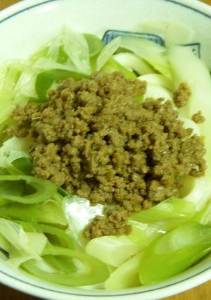 ジャージャーうどん　-レシピのメイン写真