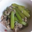 ふきと豚肉の旨煮