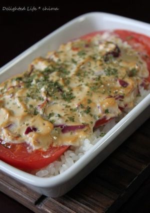 トマトとクリームチーズのドリア-レシピのメイン写真
