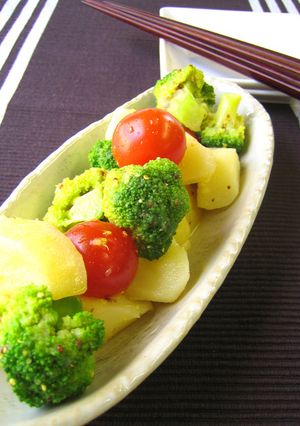 新じゃがいものホットサラダ（マルカン酢）-レシピのメイン写真