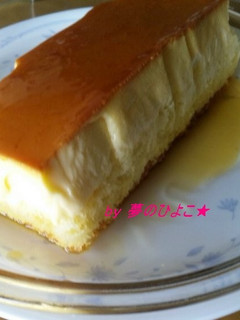 100均パウンドケーキ型でプリンケーキ-レシピのメイン写真