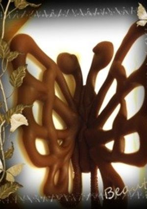 デコチョコ☆蝶々☆ケーキにトッピング♪-レシピのメイン写真
