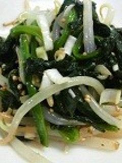 ほうれん草ともやしのナムル-レシピのメイン写真