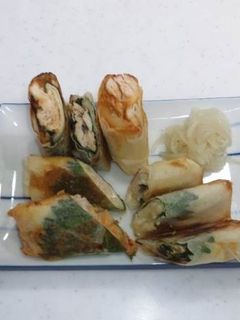 春巻きde鶏ささみシソ-レシピのメイン写真