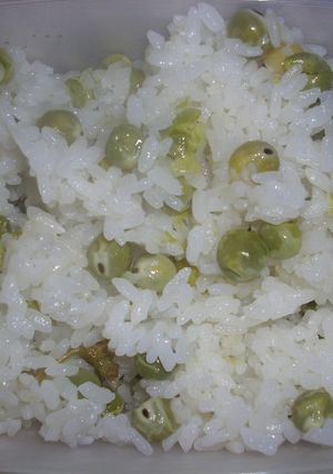えんどう豆ご飯&おにぎり-レシピのメイン写真