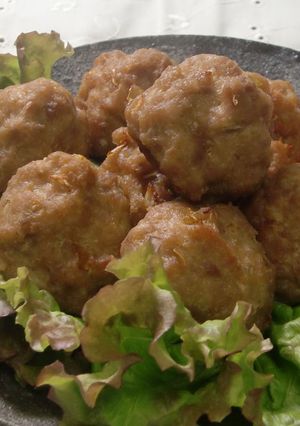 肉だんご　-レシピのメイン写真