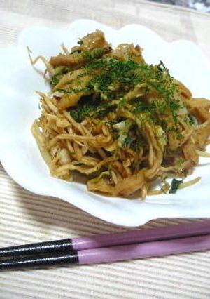 見た目も味も「焼きそば」な切干大根炒め-レシピのメイン写真