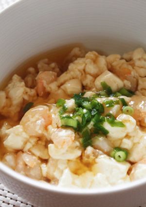 ノンオイル！豆腐と海老の和風あんかけ丼-レシピのメイン写真