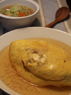 筍ごはん de 和風オムライス-レシピのメイン写真
