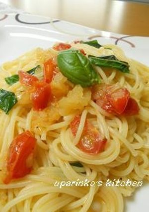 トマト&バジルのパスタ~オニオン風味~-レシピのメイン写真