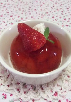 いちごゼリー-レシピのメイン写真