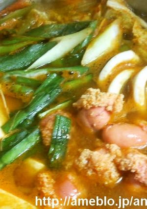 韓国　たらこのチゲ　　アルタン-レシピのメイン写真