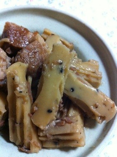 超簡単...7分..丼で..もちふの煮物-レシピのメイン写真