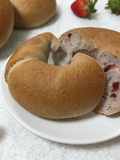 ラズベリーのベーグル-レシピのメイン写真
