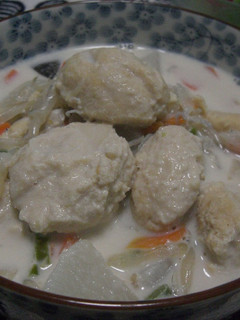 鶏肉団子牛乳汁-レシピのメイン写真