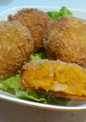 かぼちゃとベーコンのコロッケ-レシピのメイン写真