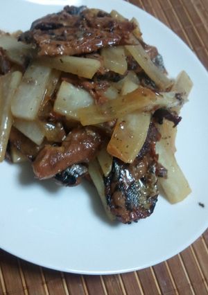 超簡単！大根とさんま缶の炒め物★-レシピのメイン写真