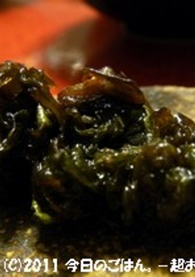 ふきのとうの佃煮　レンジでチン♪で２分！-レシピのメイン写真