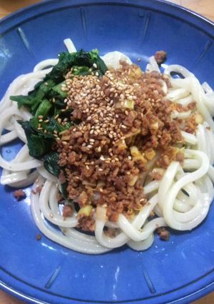 短時間で☆冷たい坦々風うどん-レシピのメイン写真