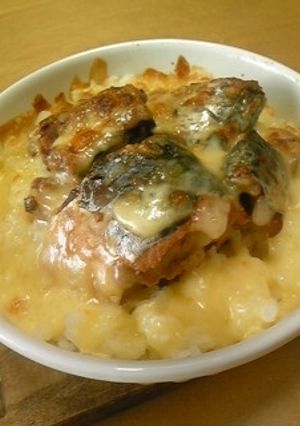意外といける♪さば味噌煮ドリア-レシピのメイン写真