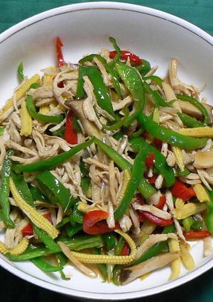 鶏むね肉とピーマンのオイスターソース炒め-レシピのメイン写真