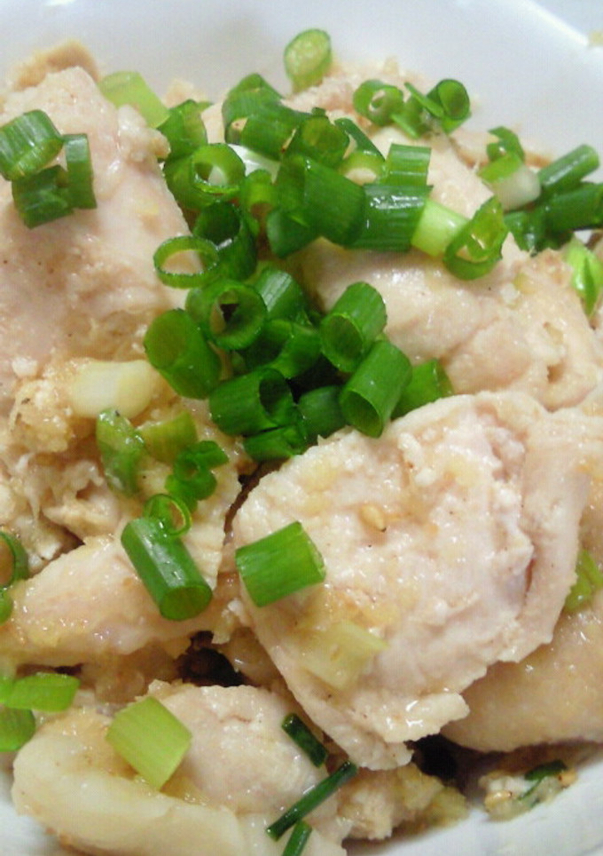 蒸し鶏の生姜だれ和え-レシピのメイン写真