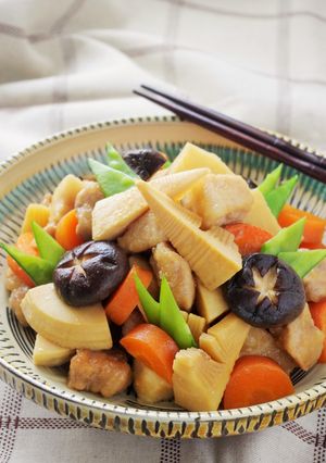 たけのこと豚バラ肉の煮物-レシピのメイン写真