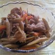 ごぼうと豚肉のきんぴら♪