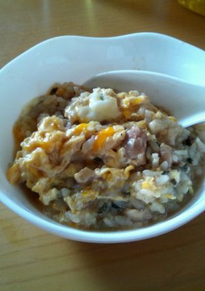 冷凍ご飯と余り物で簡単玉子雑炊-レシピのメイン写真
