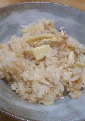 シンプル竹の子ご飯-レシピのメイン写真