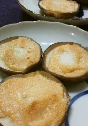 簡単♪しいたけのたらこマヨネーズ焼き♪-レシピのメイン写真