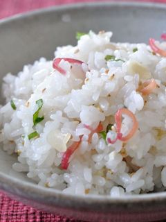 茗荷のすし飯~そのままで美味しい(´U`-レシピのメイン写真