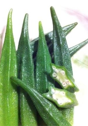 超簡単...5分...丼で.オクラの青煮-レシピのメイン写真
