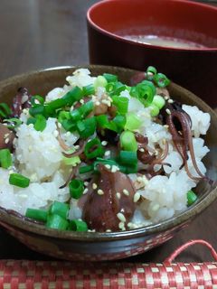 ほたるいかの炊き込みごはん風-レシピのメイン写真
