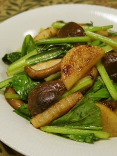 長芋と小松菜の炒め物-レシピのメイン写真