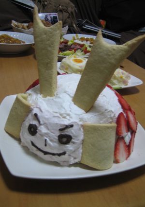 こどもの日♪かぶとのケーキ-レシピのメイン写真
